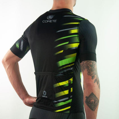 MAILLOT ELITE ROAD ARMOS COMÈTE JAUNE/VERT FLUO MC V-MAILLOT SILA SPORTS 