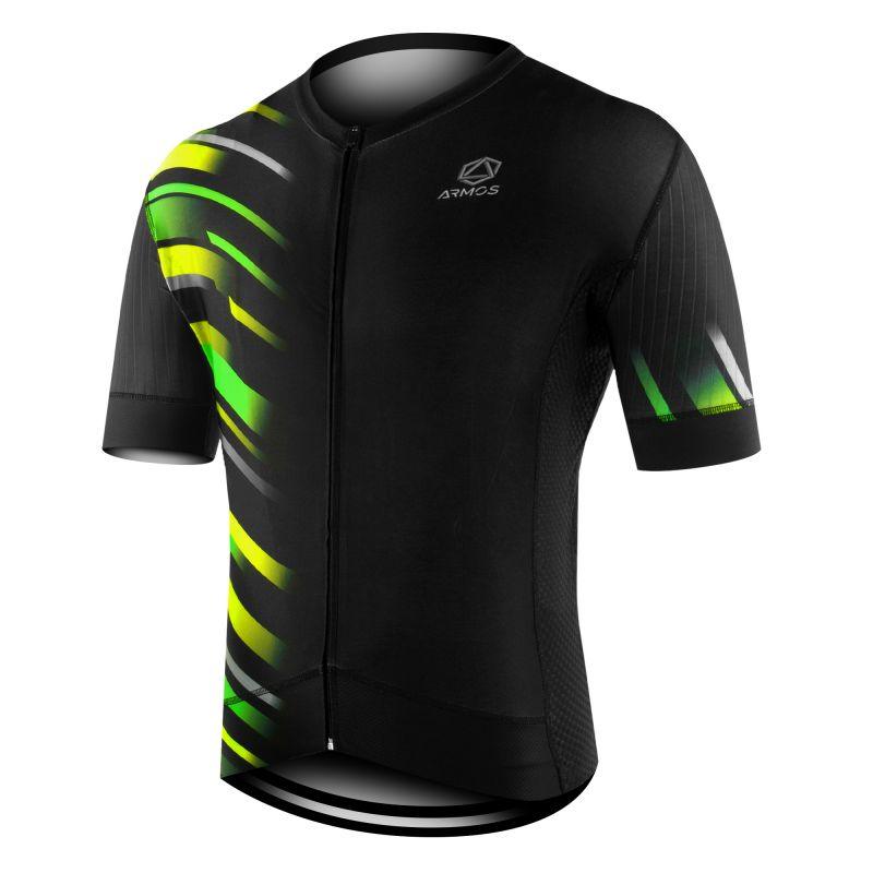 MAILLOT ELITE ROAD ARMOS COMÈTE JAUNE/VERT FLUO MC V-MAILLOT SILA SPORTS XS JAUNE/VERT FLUO 
