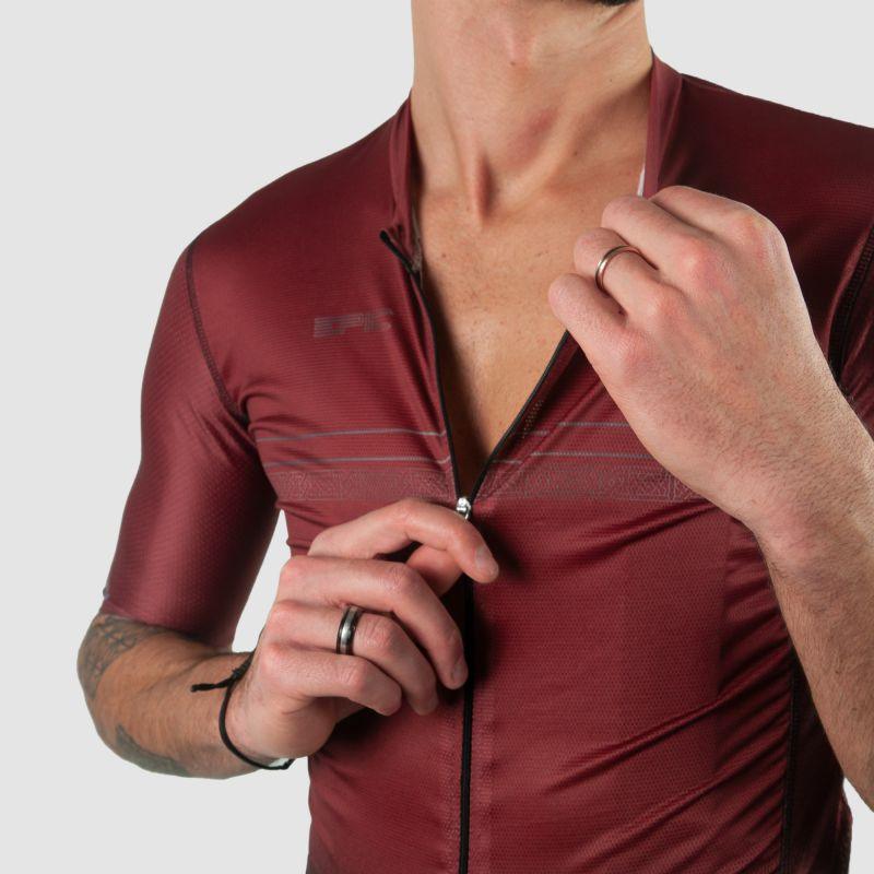 MAILLOT PRO RACE ARMOS EPIC GRENAT MC V-MAILLOT SILA SPORTS 