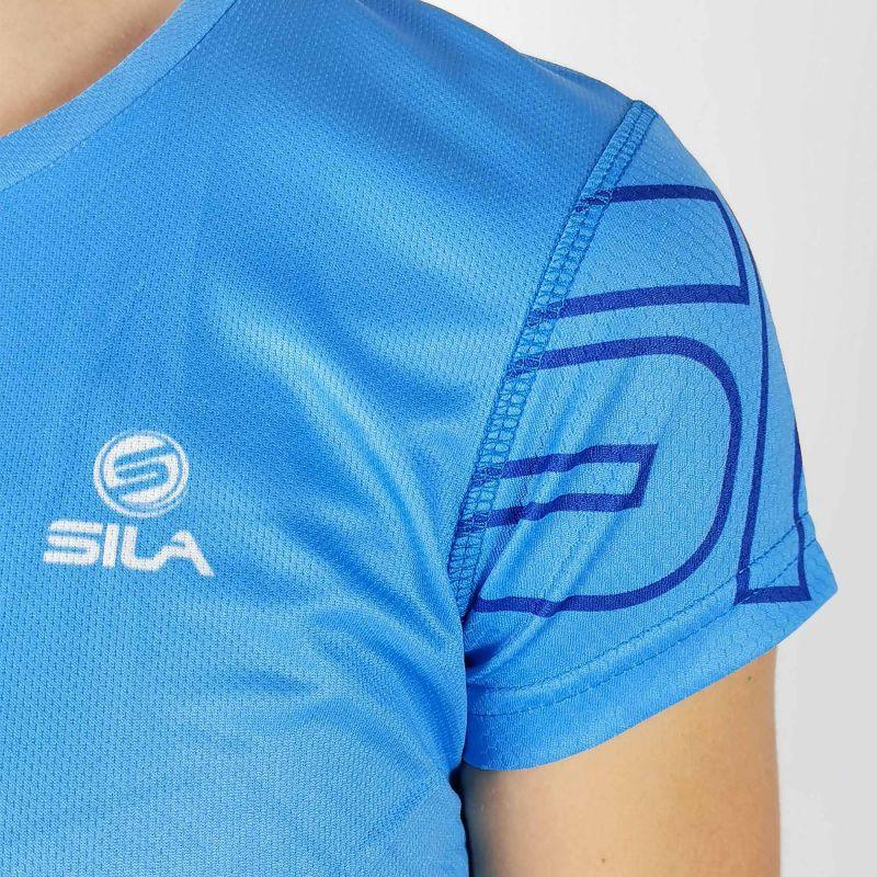 MAILLOT RUNNING FEMME SILA VORTEX - BLEU Référence 2225 - V-MAILLOT SILA SPORT 