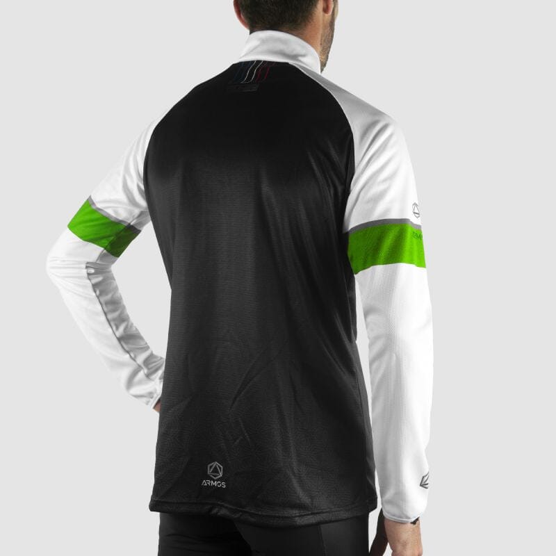 MAILLOT RUNNING HIVER ARMOS TALISMAN VERT V-MAILLOT SILA SPORT 