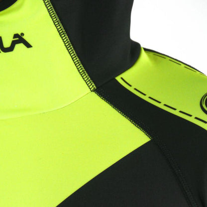 MAILLOT RUNNING HIVER - SILA FLUO STYLE 3 - JAUNES 1913 V-MAILLOT SILA SPORT 
