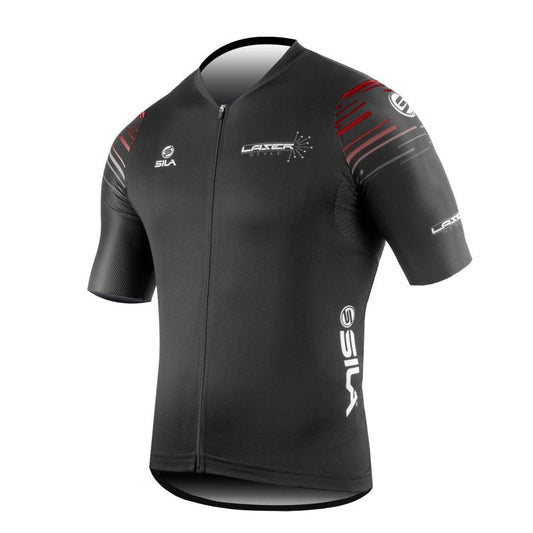 MAILLOT SILA LASER - GRENAT – Manches courtes V-MAILLOT SILA SPORT 