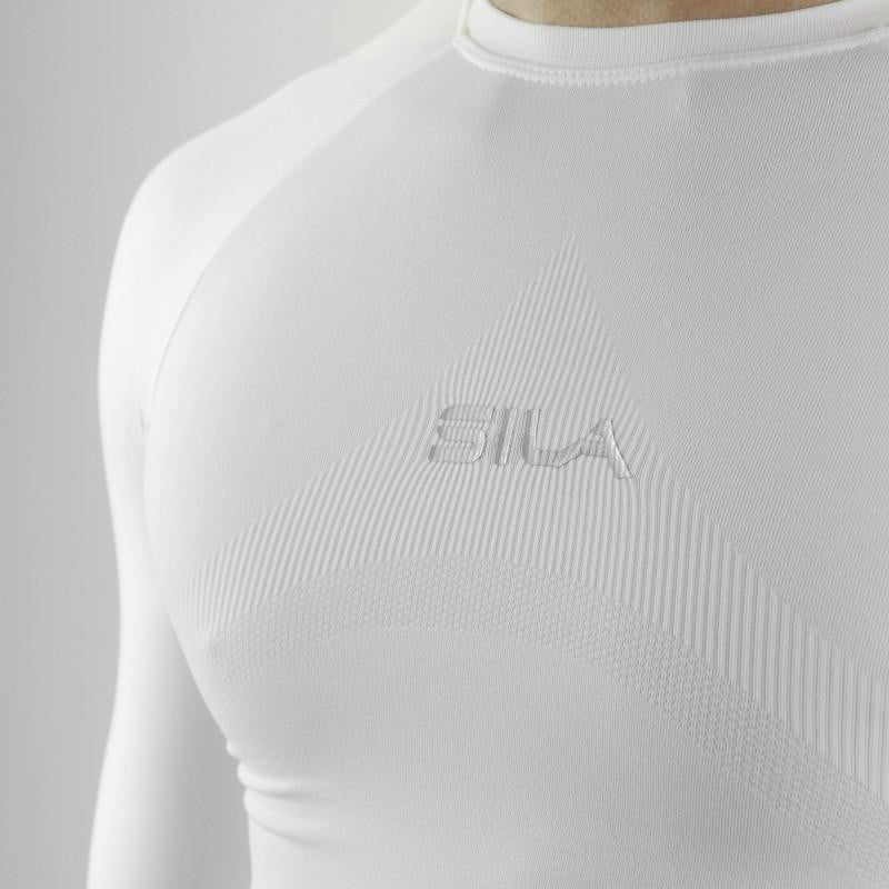Maillot Underwear SILA PRIME Blanc Manches longues Modèle 1357 T-MAILLOT UNDERWEAR SILA SPORT 