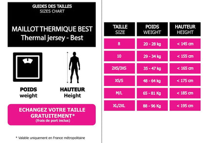 Maillot Underwear SILA PRIME Lime Punch Manches longues Modèle 1358 LIME T-MAILLOT UNDERWEAR SILA SPORT 