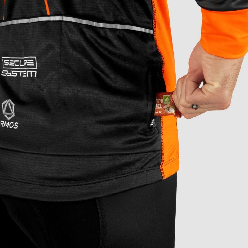 MAILLOT / VESTE MI-SAISON PERFO ARMOS NEON ORANGE FLUO V-VESTE THERMIQUE SILA SPORT 