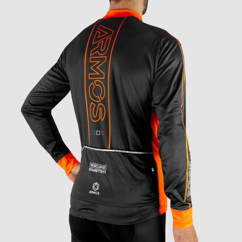 MAILLOT / VESTE MI-SAISON PERFO ARMOS NEON ORANGE FLUO V-VESTE THERMIQUE SILA SPORT 