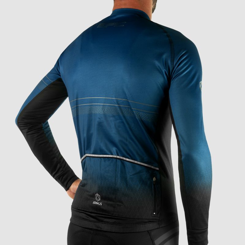 MAILLOT / VESTE MI-SAISON PRO ARMOS EPIC BLEU V-MAILLOT SILA SPORTS 