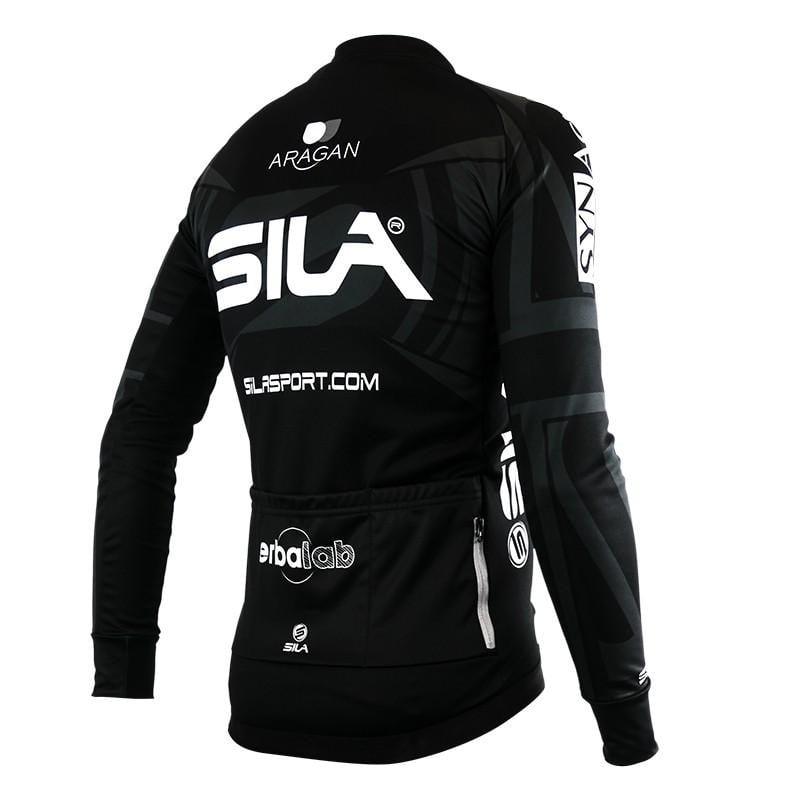 MAILLOT / VESTE MI-SAISON PRO SILA TEAM NOIR V-MAILLOT SILA SPORT 