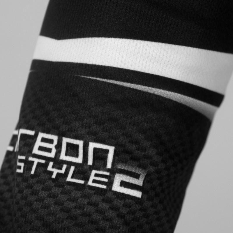 MAILLOT / VESTE MI-SAISON SILA CARBON STYLE 2 - BLANC 1409 V-MAILLOT SILA SPORT 