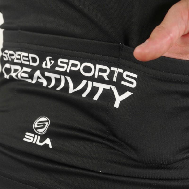 MAILLOT / VESTE MI-SAISON SILA CARBON STYLE 2 - BLANC 1409 V-MAILLOT SILA SPORT 