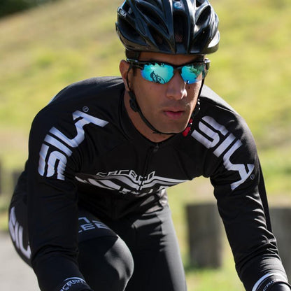 MAILLOT / VESTE MI-SAISON SILA CARBON STYLE 2 - ROUGE 1617 V-MAILLOT SILA SPORT 