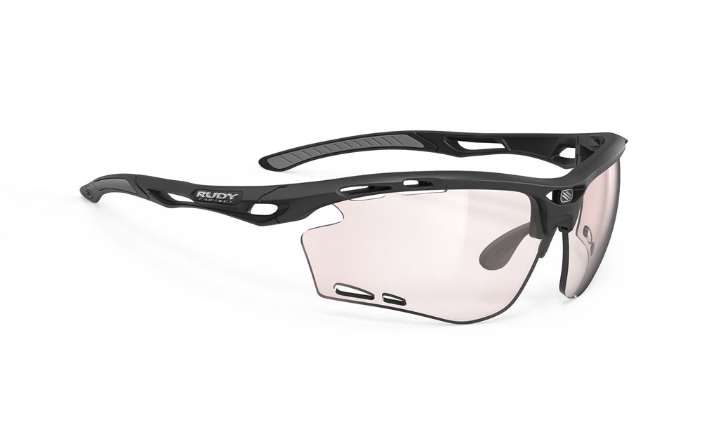 LUNETTES  PROPULSE  Color: Matte Black Frame with ImpactX Photochromic 2 Red Lenses