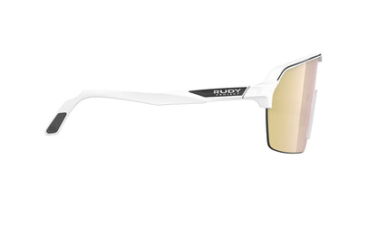 LUNETTE Spinshield   Couleur : White Matte Frame with Multilaser Gold Lenses  2026