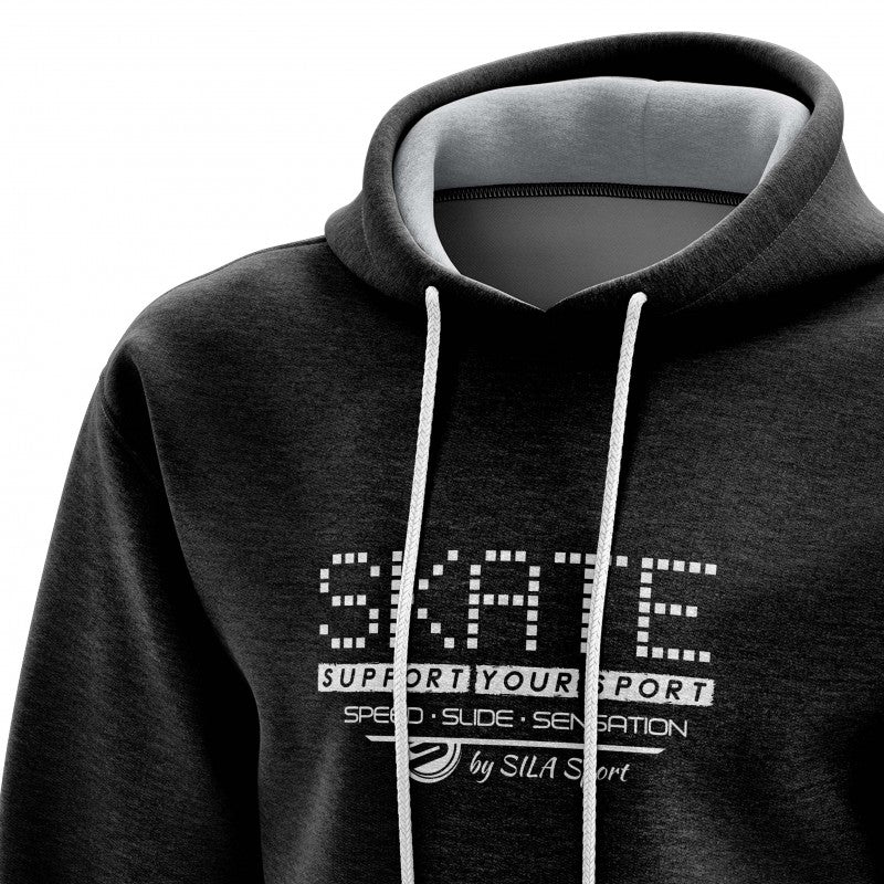 SWEAT À CAPUCHE SILA SKATE SUPPORT - NOIR 1555 T-SWEAT SILA SPORT 