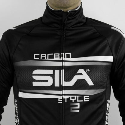 VESTE THERMIQUE HIVER SILA CARBON STYLE 2 - BLANC 1403 V-VESTE THERMIQUE SILA SPORT 