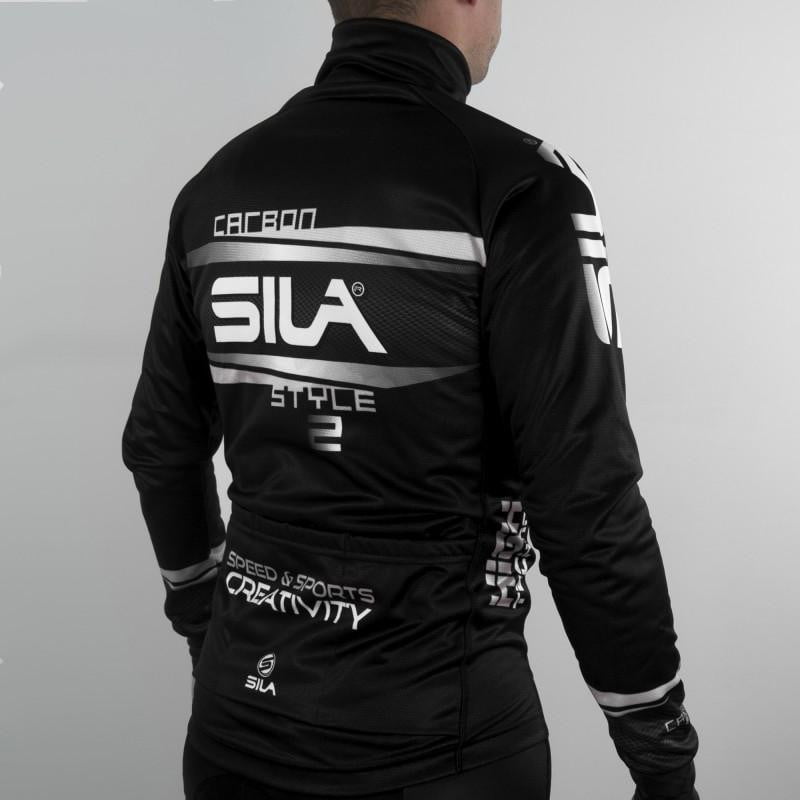 VESTE THERMIQUE HIVER SILA CARBON STYLE 2 - BLANC 1403 V-VESTE THERMIQUE SILA SPORT 