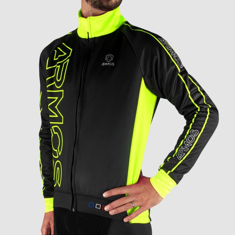 VESTE THERMIQUE PERFO ARMOS NEON JAUNE FLUO V-VESTE THERMIQUE SILA SPORT 