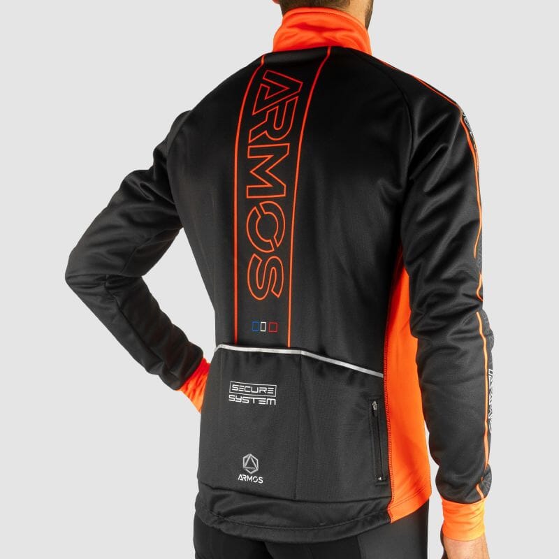 VESTE THERMIQUE PERFO ARMOS NEON ORANGE FLUO V-VESTE THERMIQUE SILA SPORT 