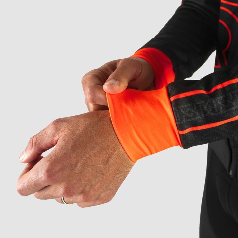VESTE THERMIQUE PERFO ARMOS NEON ORANGE FLUO V-VESTE THERMIQUE SILA SPORT 