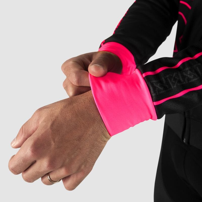 VESTE THERMIQUE PERFO ARMOS NEON ROSE FLUO V-VESTE THERMIQUE SILA SPORT 